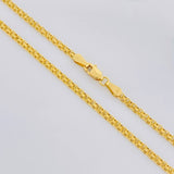 Cadena China 2.75g / 45cm / 2.2mm Oro Amarillo 18K