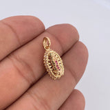 Pendant Virgin of Guadalupe 2.9gr / 2.3cm (0.9in) / 18K Gold &
