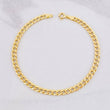 Cuban Links Bracelet 2.7g / 7 3/4 in / 4.25mm Yellow Gold 18K