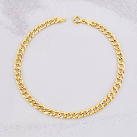 Pulso Cubano 2.65g / 7 3/4 in / 4.2mm Oro Amarillo 18K