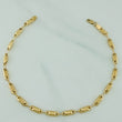 Pulso Rustico Cilindro Barril 5.5 g / 10 1/4 in / 3.9 mm Oro Amarillo 18K