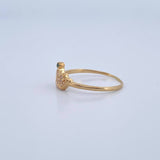 Anillo Corona 1.45gr / T7 1/4 / Oro 18K &