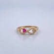 Infinity Ring 2.25gr / Size 7 1/4 / 18K Gold &