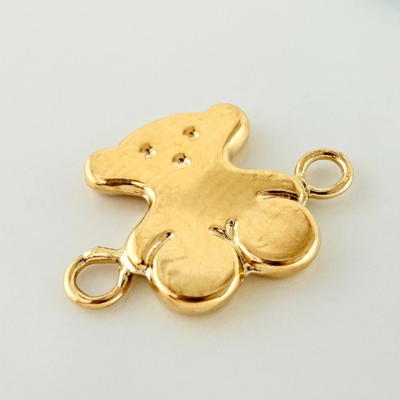 Charm Bear 0.55 g / 3/4 in Yellow Gold 18K