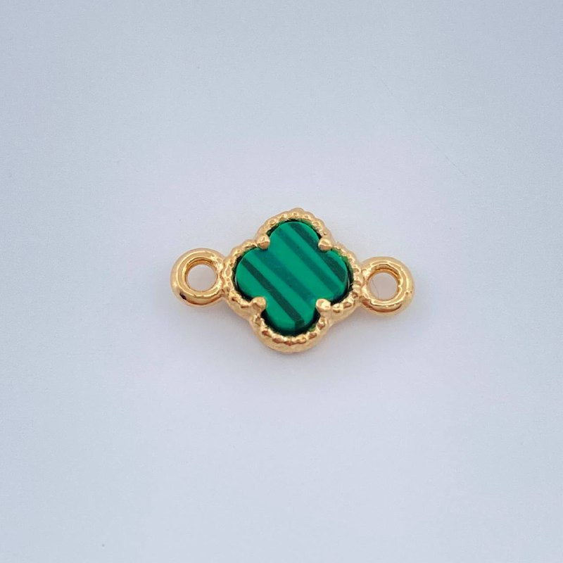 Herraje Trebol 0.65gr / 1/2 in / Oro Amarillo Nac.Esp. 18K &