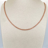 Cadena Veneciana 17.7gr / 23 3/4 in / Dos Oros Blanco Rosa +3 18K %
