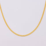 Cadena China 3g / 20 in / 2.2mm Oro Amarillo 18K