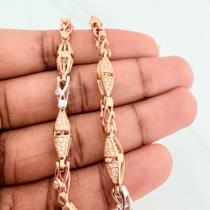 Pulso Rustico Dubai 16.65 g / 7 3/4 in / 5.8 mm Tres Oros 18K
