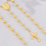 Rosario Virgen Milagrosa 13.7g /60 cm / 6mm Oro Amarillo 18K