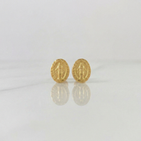 Topos Virgen Milagrosa 0.85 g / in / 4 mm Oro Amarillo 18K