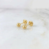 Topos Bola Diamantada 0.45g / in / 3mm Oro Amarillo 18K