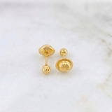 Topos Bola Diamantada 0.4 g / in / 3 mm Oro Amarillo 18K