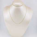 Cadena Escalera 1.45 g / 17 3/4 in / 1.3 mm Tres Oros 18K