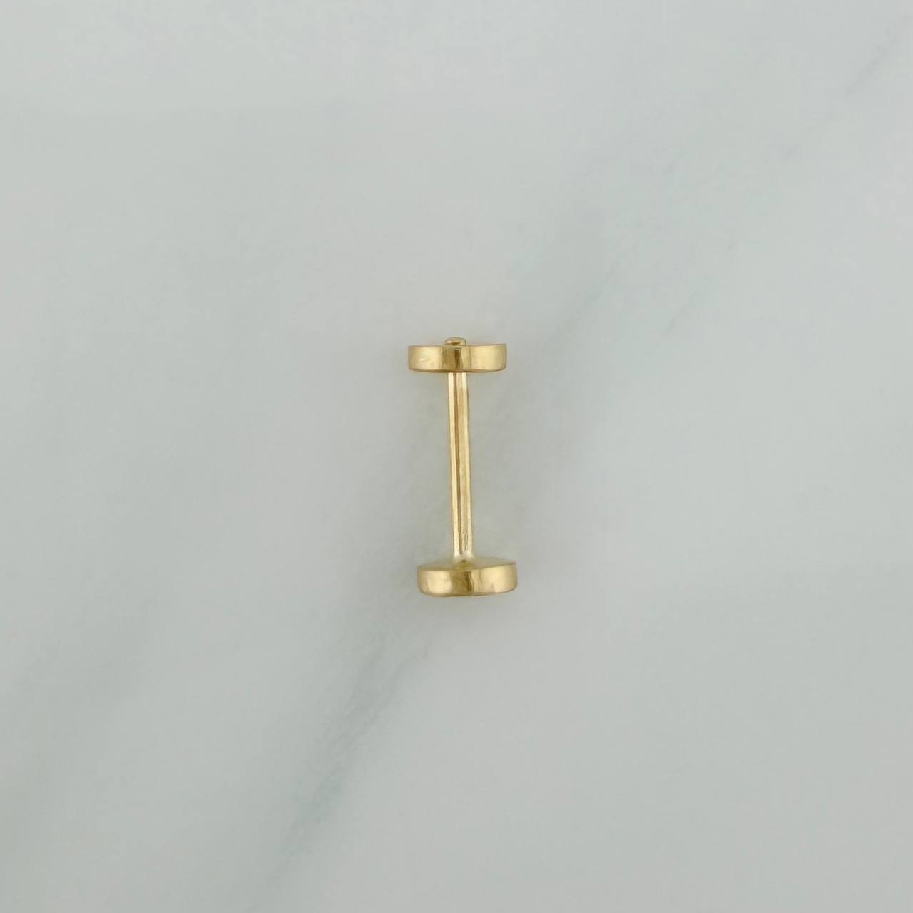 Flat Circle Piercing 0.45 g / 1/2 in 18K Yellow Gold