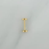 Flat Circle Piercing 0.45 g / 1/2 in 18K Yellow Gold
