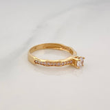 Churumbela Solitaire Ring 2 g / T6 1/2 Yellow Gold 18K
