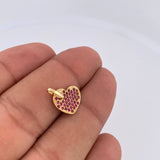 Pendant Heart 1.35gr / 1.8cm / 18K Gold &