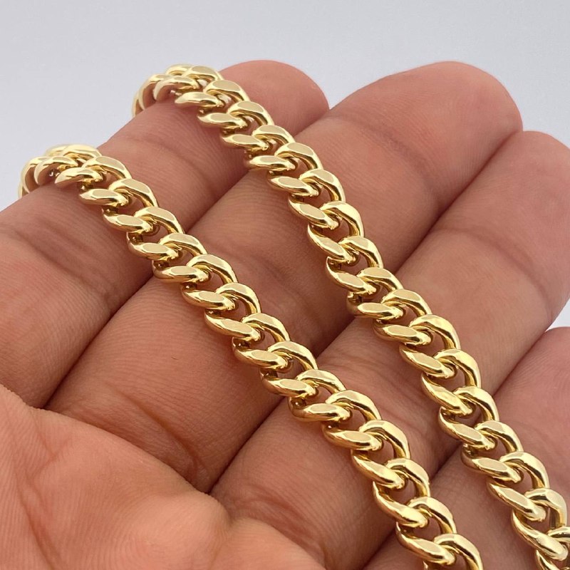 Cadena Cubana 18.95gr / 26 1/4 in / Oro Amarillo +1 14K Italy $