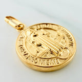 Dije San Benito 1.5 g / 1 in Oro Amarillo 18K