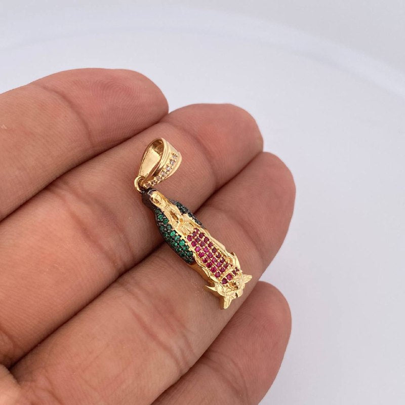 Dije Virgen Guadalupe 3.75gr / 3.5cm / Oro 18K &
