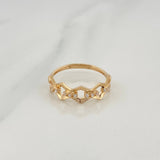 Anillo Zig Zag 1.6gr / T6 1/4 / Oro Amarillo 18K &