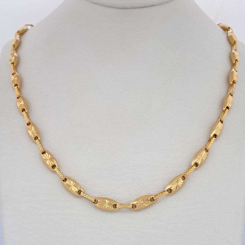 Bud Chain 11.05gr / 20in / 18K Gold