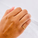 Heart Bow Ring 0.9g / T5 3/4 Yellow Gold 18K