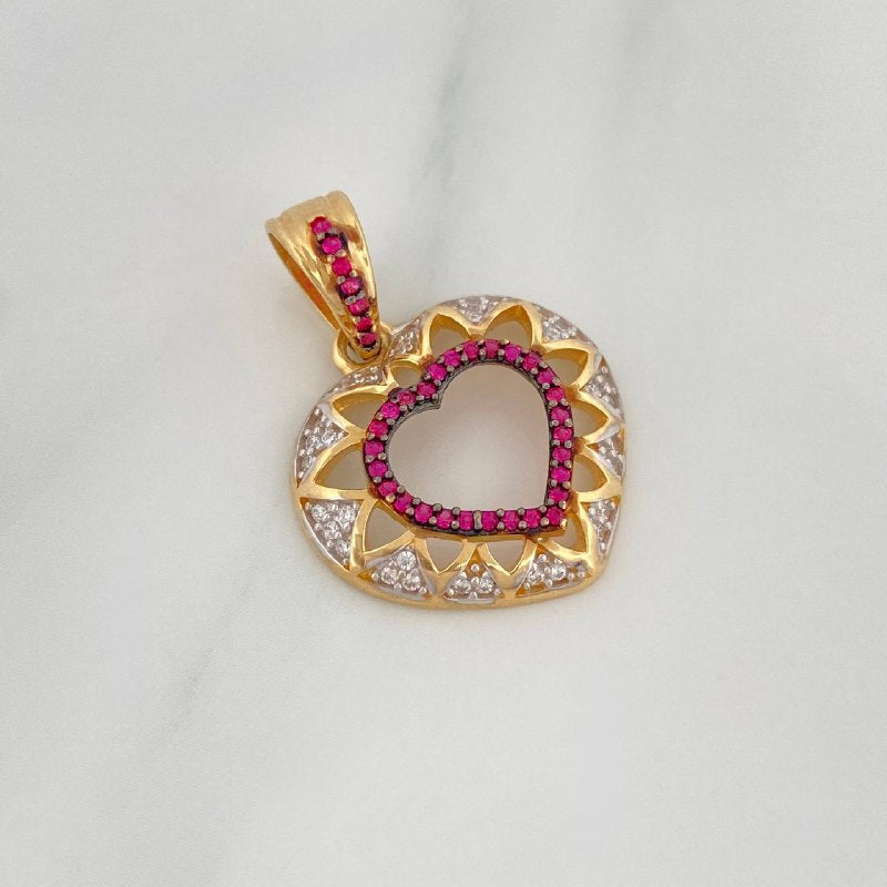 Dije Corazon 3.7 g / 1 in Tres Oros 18K