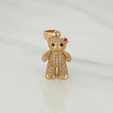 Articulated Bear Bow Pendant 4.6 g / 1 1/4 in 18K Yellow Gold
