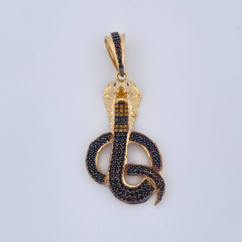 Pendant Royal Cobra 6.25gr / 2.0in / 18K Gold +0$