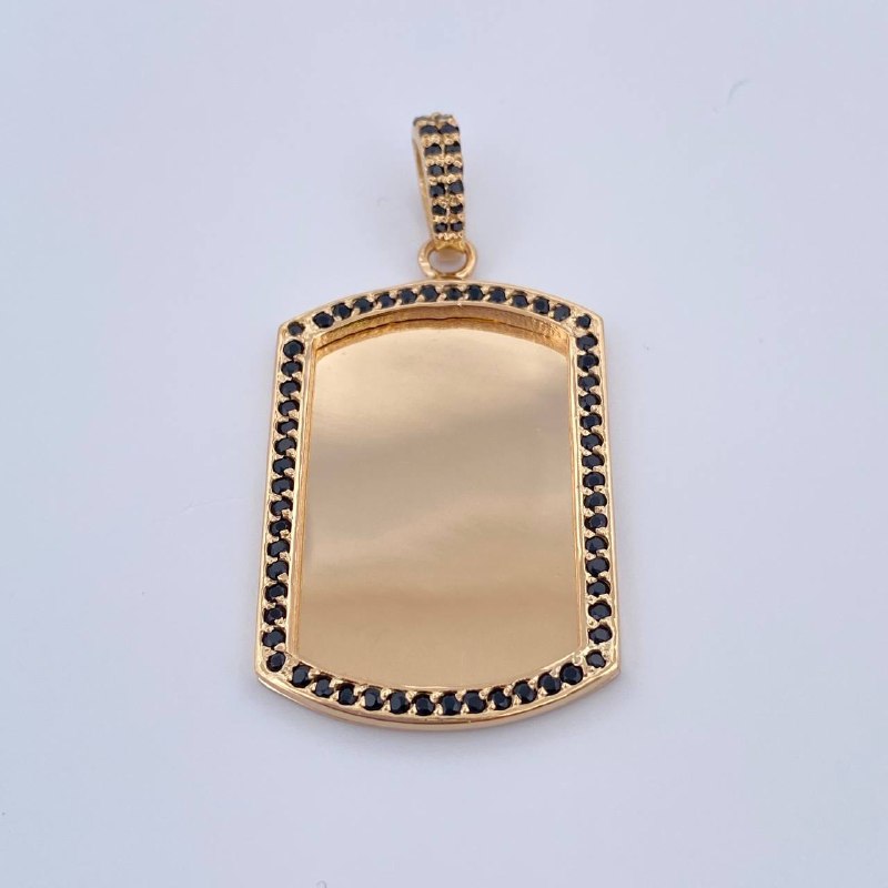 Pendant Plate 10gr / 4.8cm / 18K Gold $