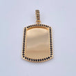 Pendant Plate 10gr / 4.8cm / 18K Gold $
