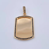 Pendant Plate 10gr / 4.8cm / 18K Gold $