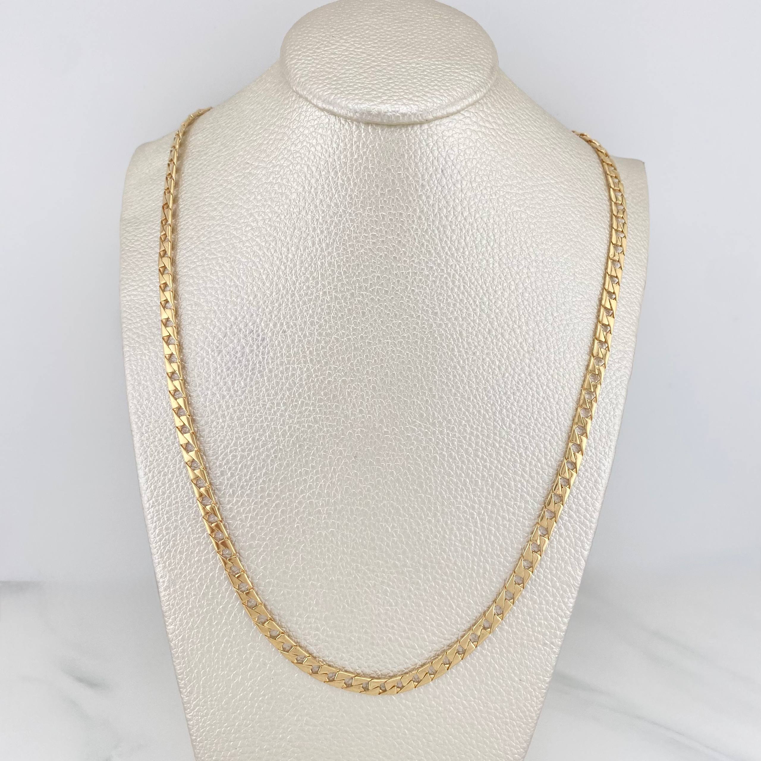 Panzer Chain 28.1 g / 26 1/4 in / 4 mm Yellow Gold 18K