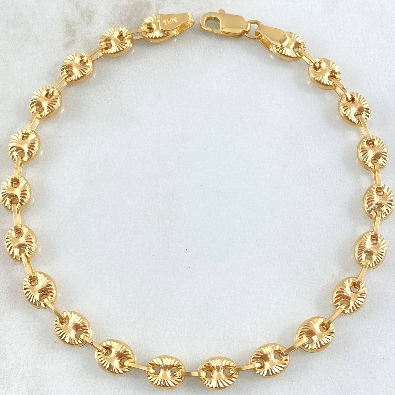 Bracelet GC 6.2gr / 8.1in / 18K Gold ©