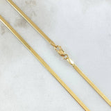 Herringbone Chain 3.75gr / 17.7in / +3 18K Gold