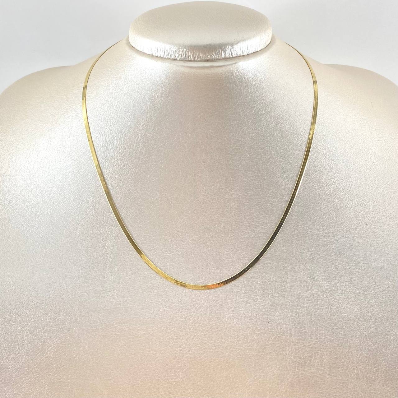 Cadena Espejo 3.45gr / 40cm / +3 Oro 18K -