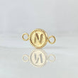 Herraje Letra N 0.45gr / 1.5cm / Oro 18K