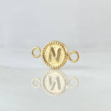 Charm Letter N 0.65gr / 1.7cm (0.7in) / 18K Gold
