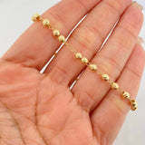 Pulso Espiga Tipo Militar 2.75 g / 7 in / 4 mm Oro Amarillo 18K