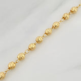 Pulso Espiga Tipo Militar 2.75 g / 7 in / 4 mm Oro Amarillo 18K