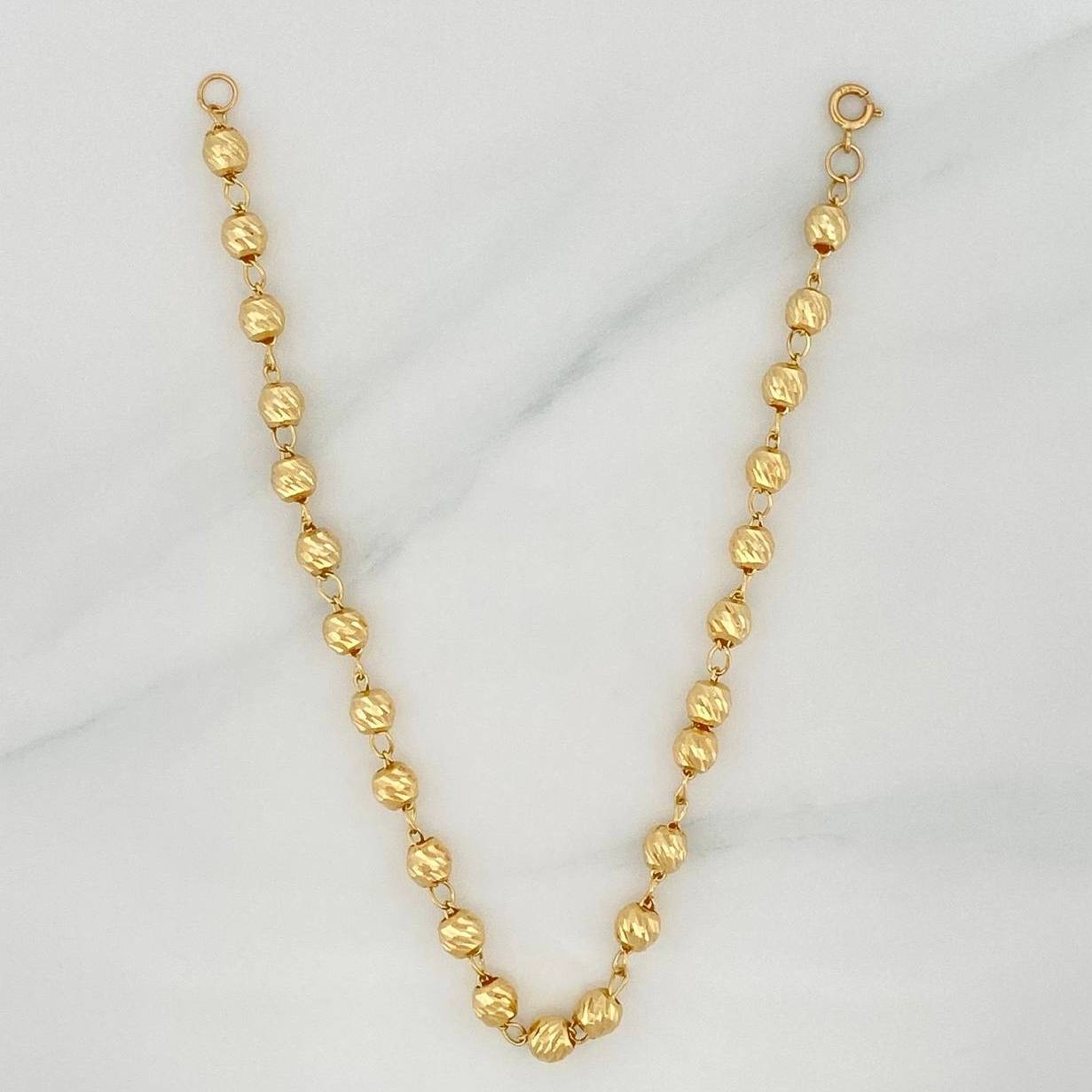 Pulso Espiga Tipo Militar 2.75 g / 7 in / 4 mm Oro Amarillo 18K