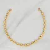 Pulso Espiga Tipo Militar 2.75 g / 7 in / 4 mm Oro Amarillo 18K