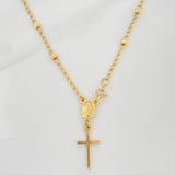 Tobillera Denario Virgen Milagrosa 2.3 g / 7 3/4 in / 3 mm Oro Amarillo 18K