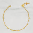 Tobillera Denario Virgen Milagrosa 2.3 g / 7 3/4 in / 3 mm Oro Amarillo 18K
