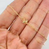 Tobillera Cajón Dijes 1.9 g / 9 3/4 in / 1.5 mm Oro Amarillo 18K