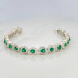 Halo Tennis Bracelet 20.55 g / 6 3/4 in / 7.6 mm Silver 925