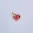 Pendant Heart 1.35gr / 1.8cm / 18K Gold &