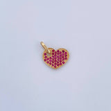 Pendant Heart 1.35gr / 1.8cm / 18K Gold &