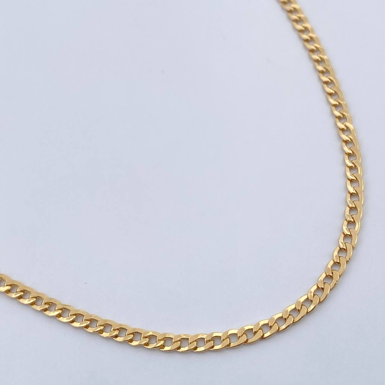 Cuban Links 4.05gr / 60.8cm / 2.1mm Yellow Gold +0 18K $